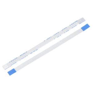 5 Pin FFC Flat Cable 1mm 100MM Length Pitch Flat Flexible FFC FPC LVDS Ribbon Cable Wire Flat Cable (TYPE-A)