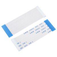 Flexible Flat Cable,16 Pin 1mm Pitch 50mm Length FPC FFC Flexible Ribbon Cable for LCD TV Car Audio DVD Player (B-Type)