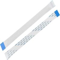 FFC Ribbon Cable 12 Pin – 1mm Pitch, 100mm Length Reverse Side Contact Type Flexible Flat Cable for LCD Display, Camera Module, 3D Printers, PCB & DIY Electronics Pack Of-1