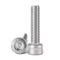 M4 x 8mm Socket Head Cap Screws – 304 Stainless Steel Allen Bolt, Hex Socket Drive, Fully Threaded, Corrosion Resistant (10 Pcs)