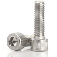M4 x 16mm Socket Head Cap Screws – 304 Stainless Steel Allen Bolt, Hex Socket Drive, Fully Threaded, Corrosion Resistant (10 Pcs)