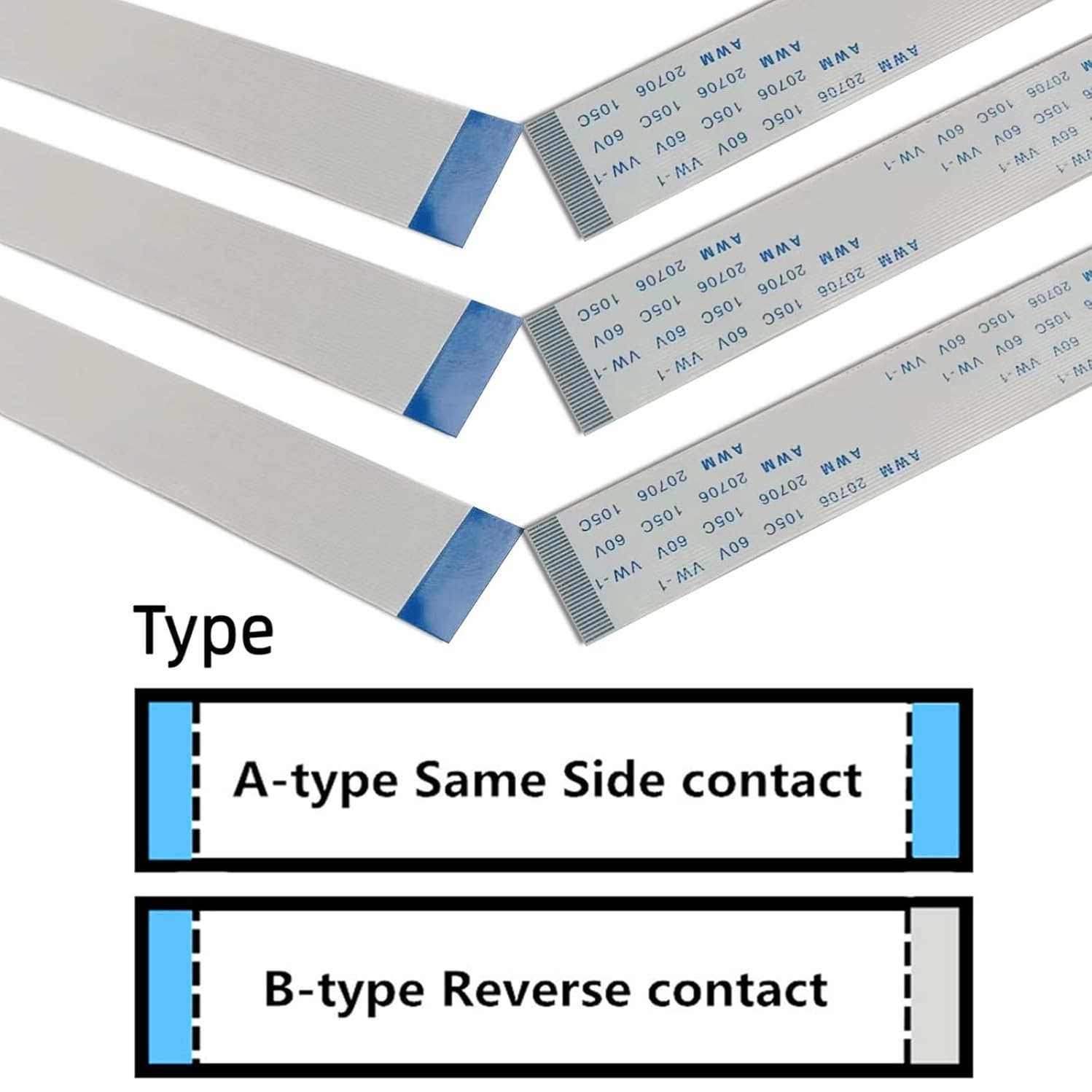 FFC Ribbon Cable 4 Pin – 0.5mm Pitch, 50mm Length Same Side Contact Type Flexible Flat Cable for LCD Display, Camera Module, 3D Printers, PCB & DIY Electronics - Image 3